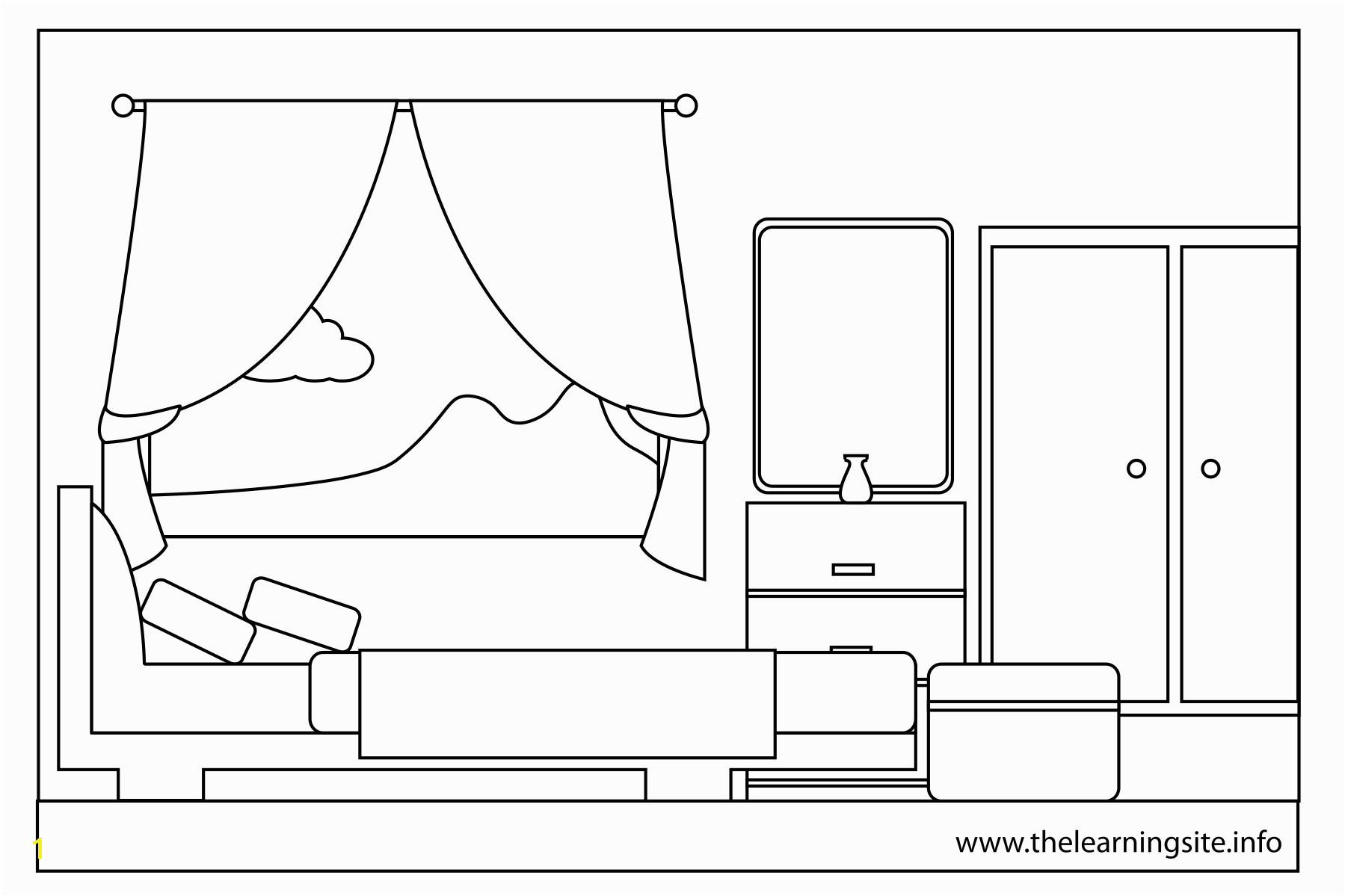 coloring pages of house