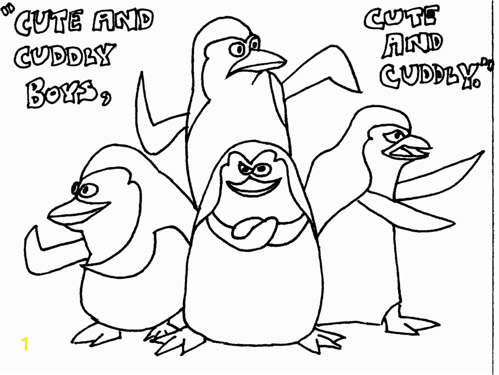 Penguins Of Madagascar Printable Coloring Pages north Pole Friends Penguins Coloring Pages 30 Pictures