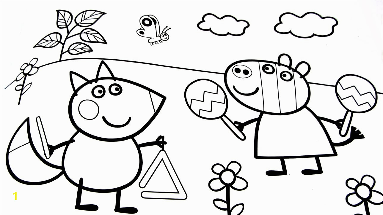 peppa pig coloring pages pdf