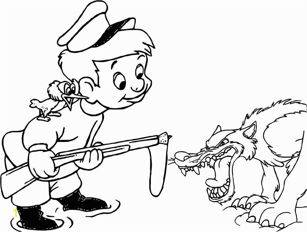 Peter and the Wolf Coloring Pages Peter and the Wolf Coloring Pages 4 Q