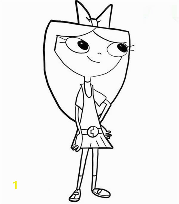 Phineas and Ferb Coloring Pages isabella isabella From Phineas and Ferb Coloring Page Kids Play Color