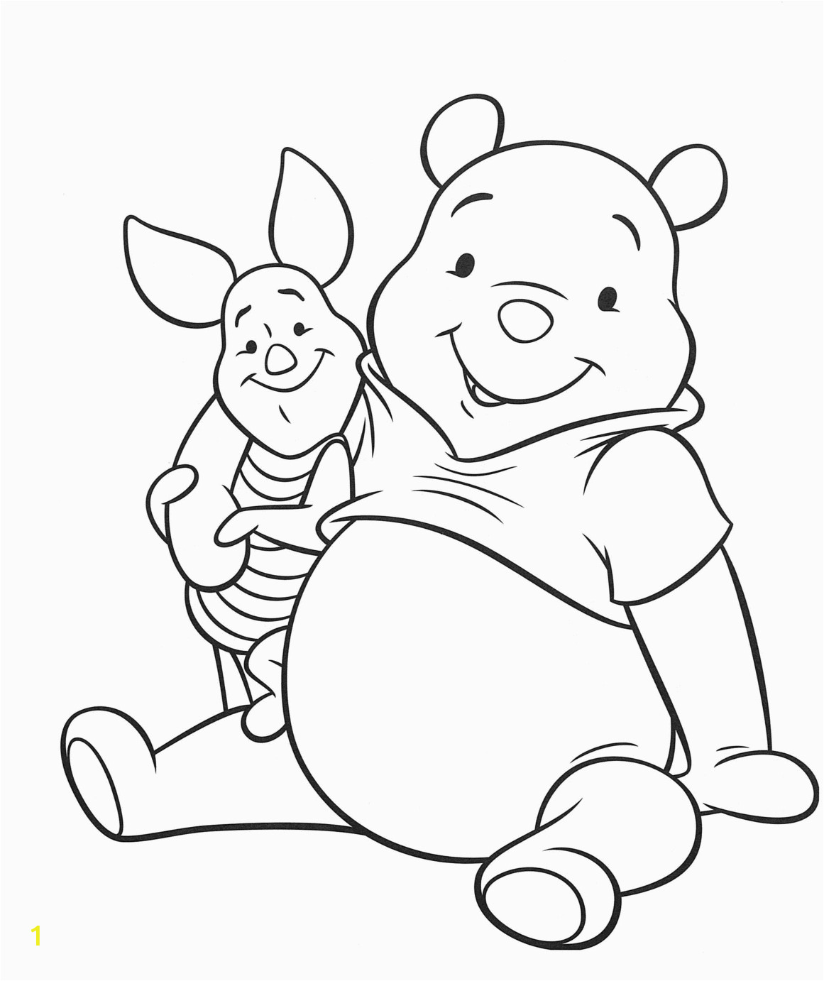 Piglet From Winnie the Pooh Coloring Pages Winnie Piglet Coloring Picture Winnie Piglet Coloring