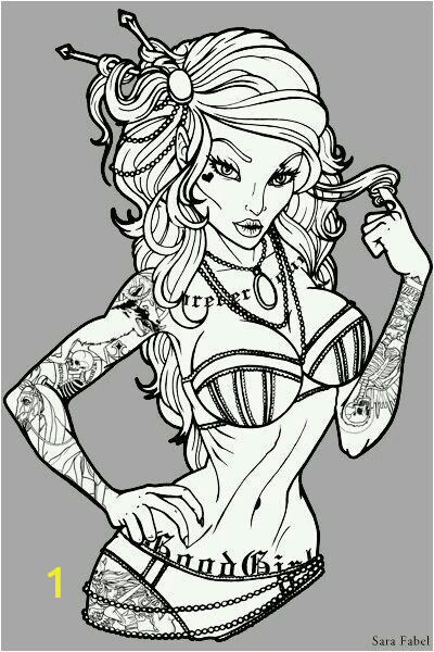 Pin Up Girl Coloring Pages for Adults Pin by Tracy On Make It Happen