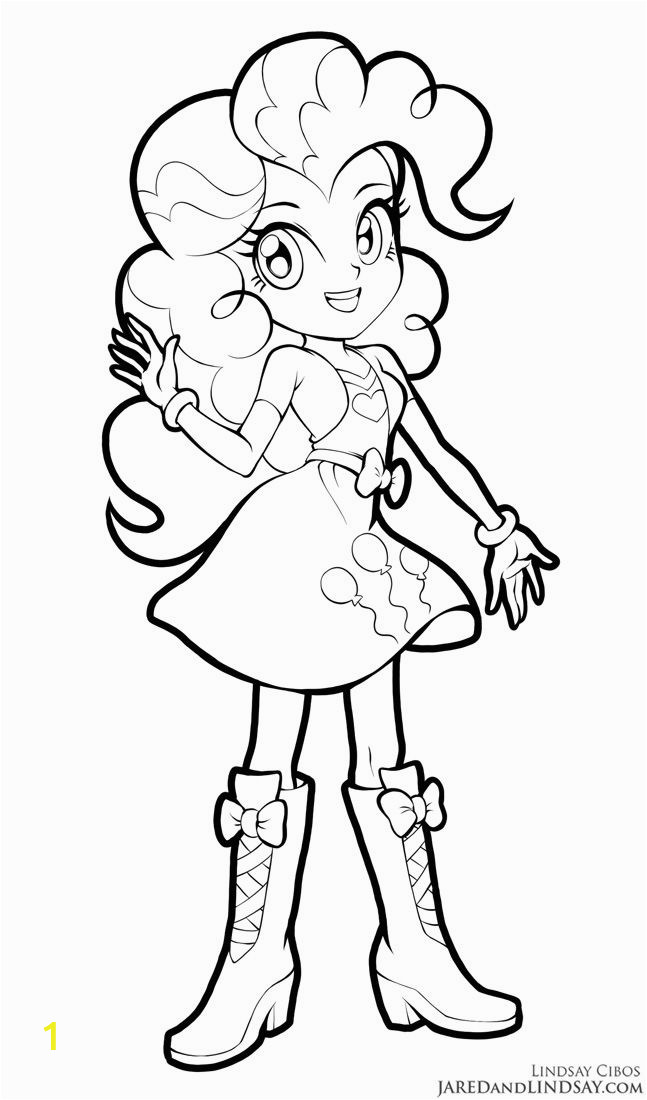 Pinkie Pie Equestria Girl Coloring Pages Pinkie Pie Equestria Girls by Lcibos