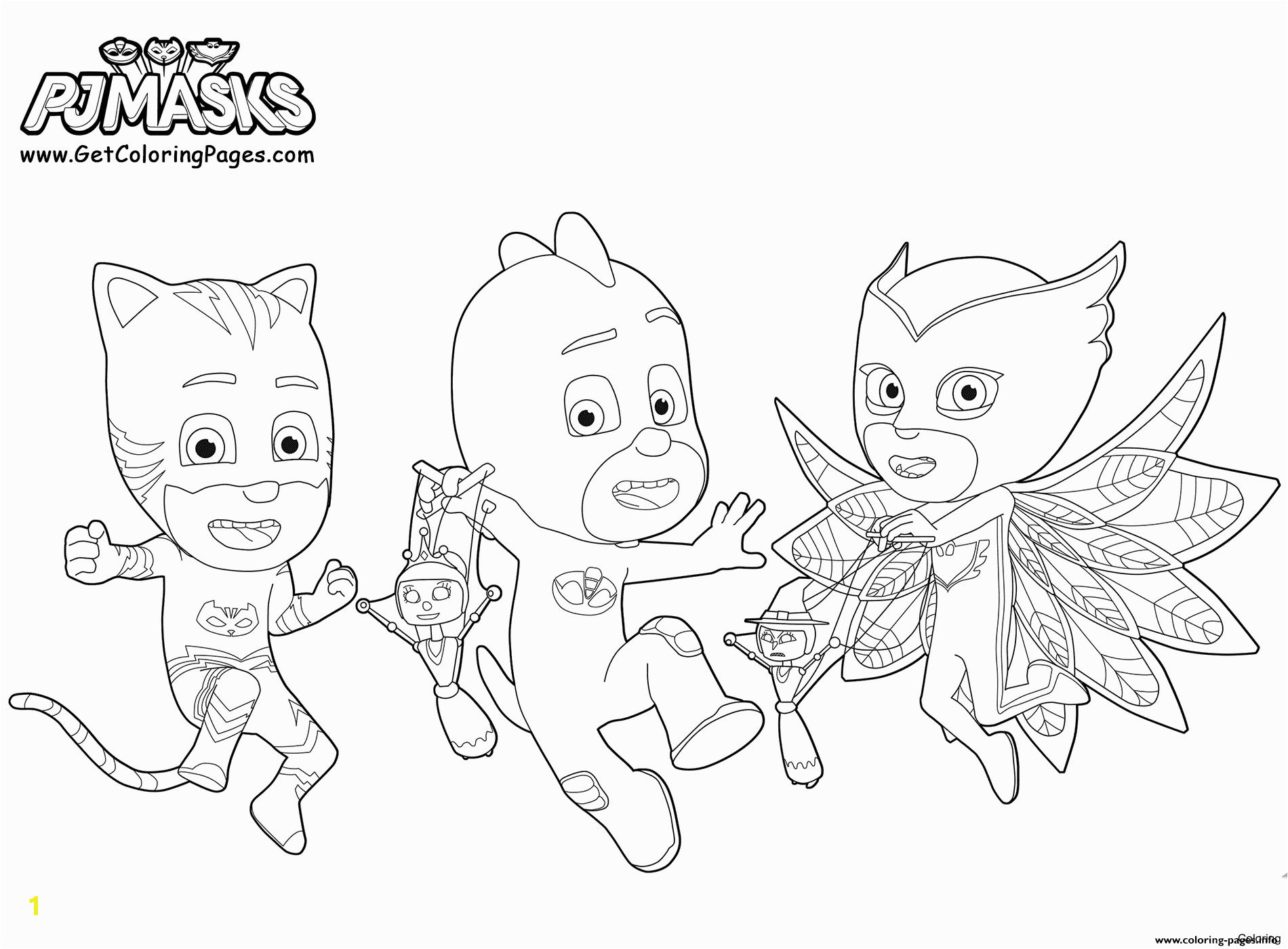 pj masks gekko mobile coloring pages