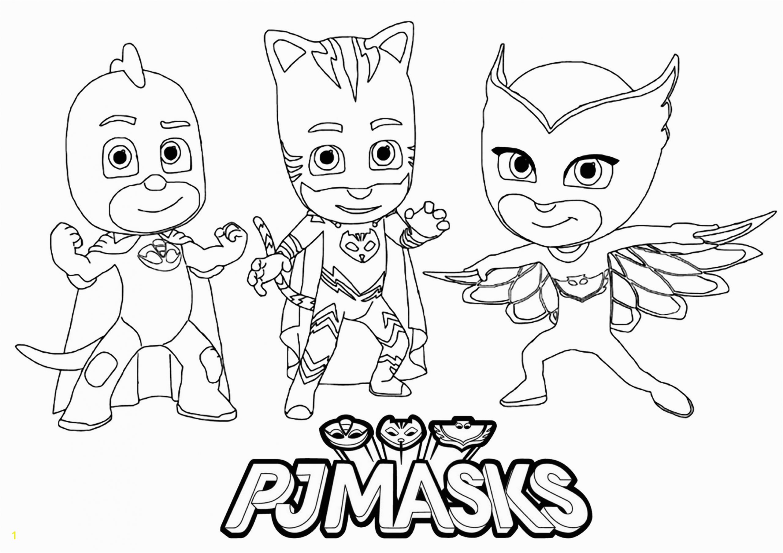 Pj Masks Free Printable Coloring Pages Pj Masks to for Free Pj Masks Kids Coloring Pages