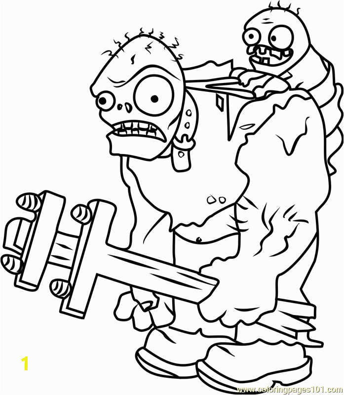 plants vs zombies coloring pages 8