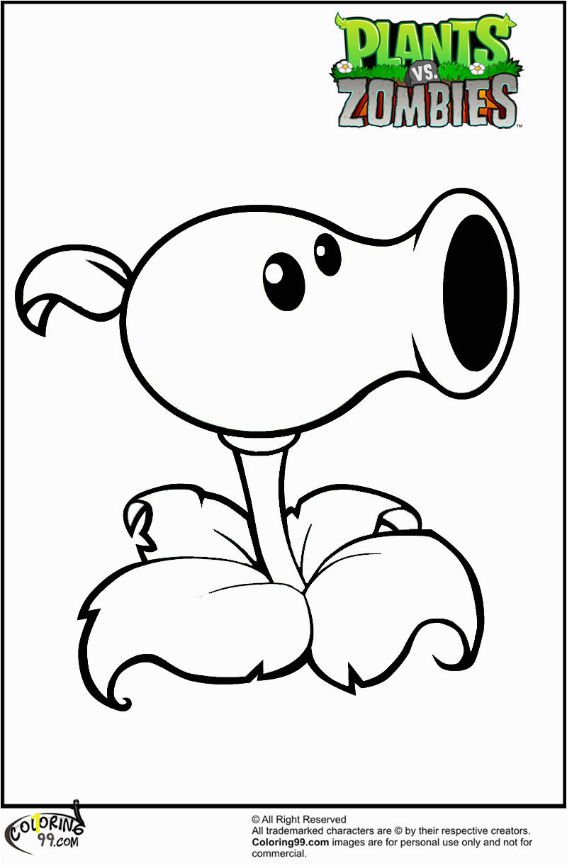 plants vs zombies coloring pages