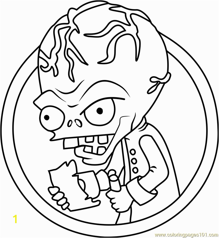 dr zomboss coloring page