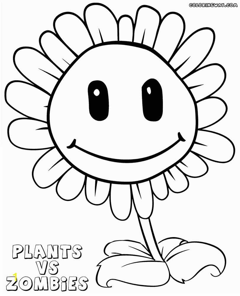 plants vs zombies coloring pages