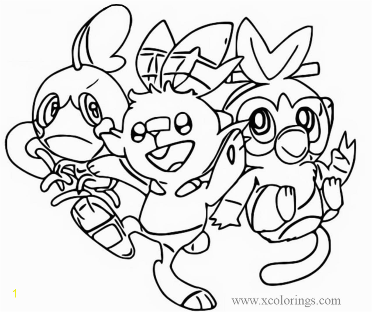 pokemon sword and shield coloring pages
