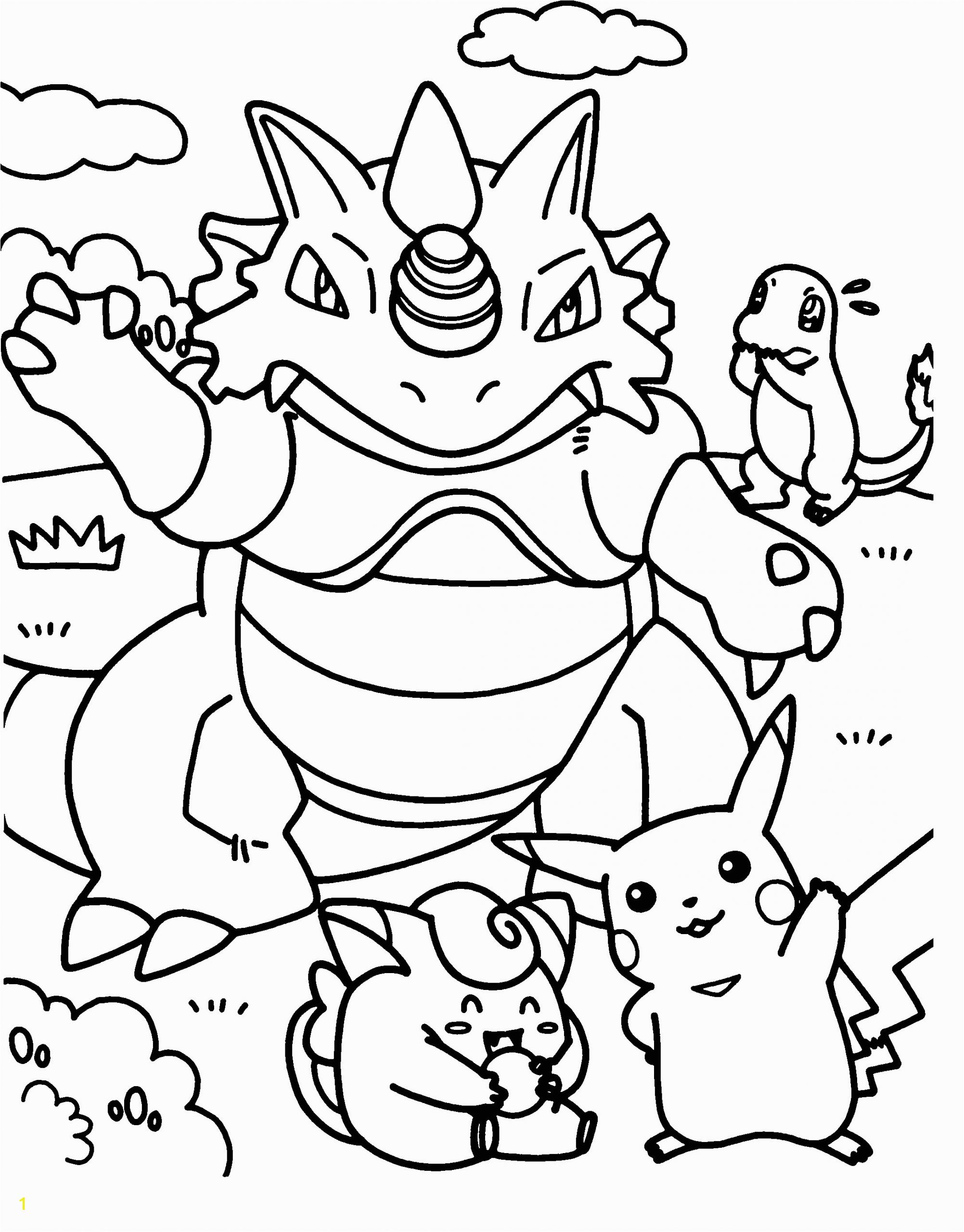 pokemon coloring pages for kids printable