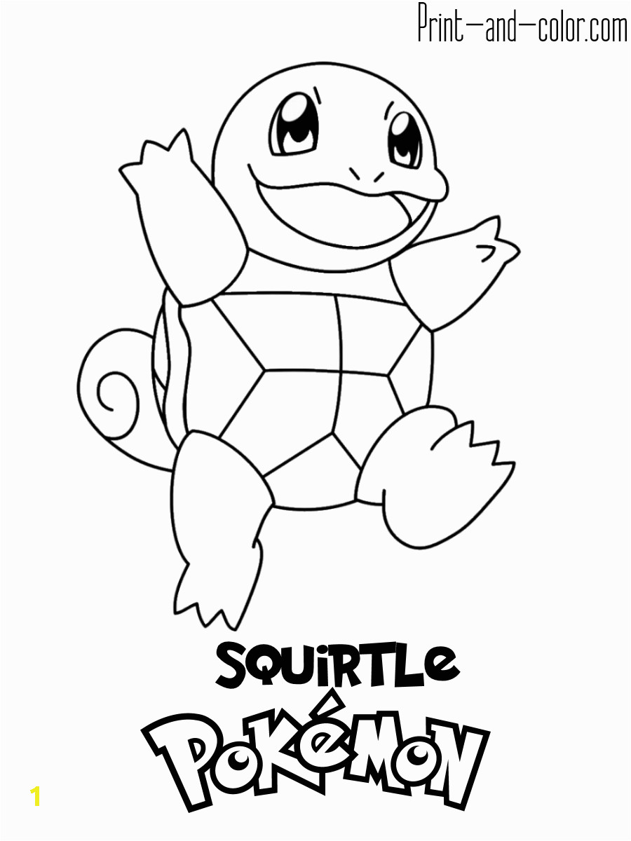 Pokemon Coloring Pages to Print for Free Pokemon Coloring Pages