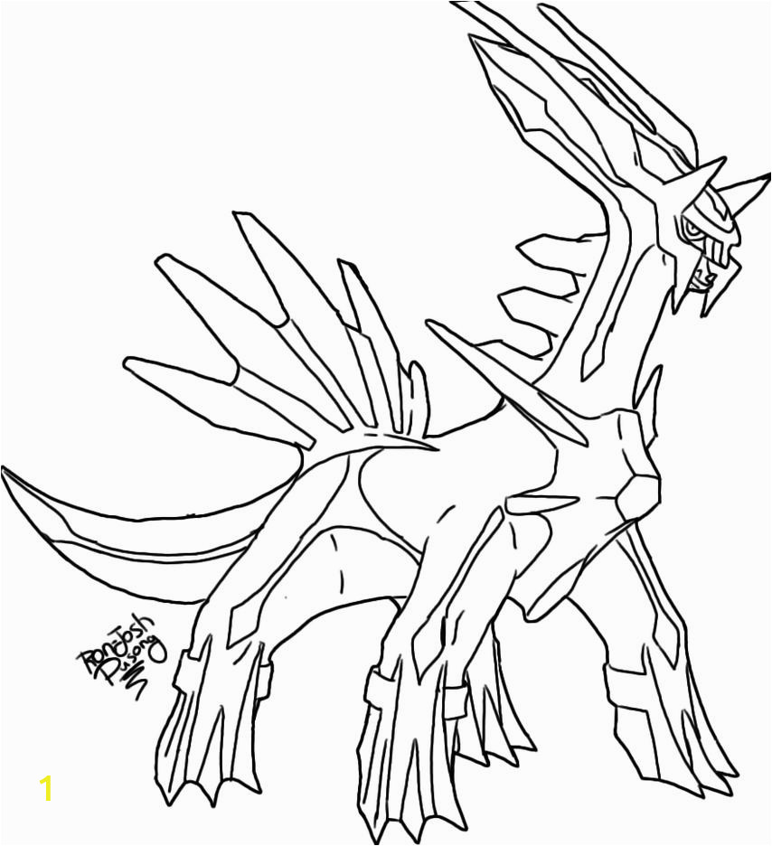 coloriage pokemon palkia et dialga