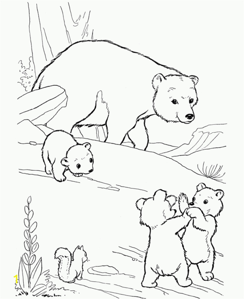 free polar bear coloring pages for kids yy6l0