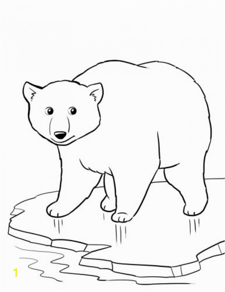 Polar Bear Coloring Pages Free Printables Get This Free Printable Polar Bear Coloring Pages for Kids