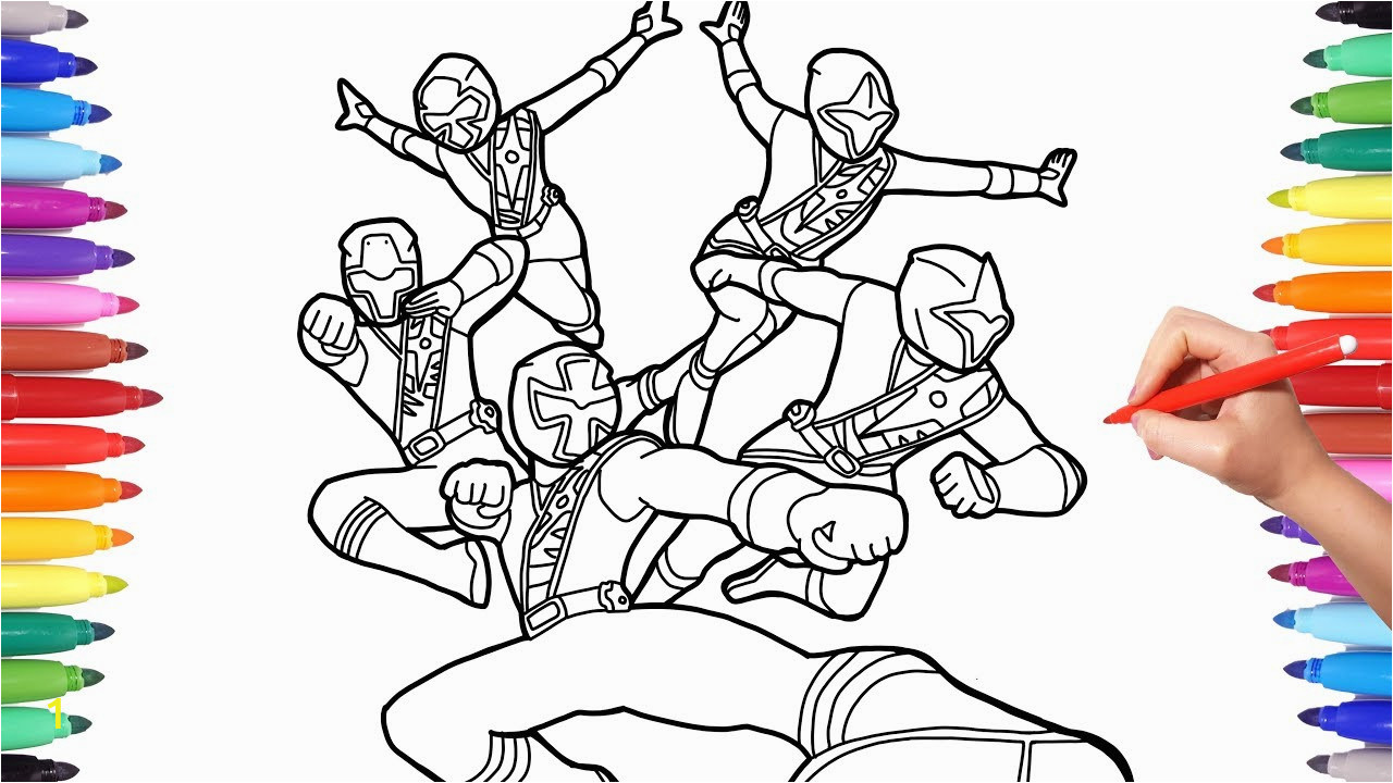 power rangers ninja steel colouring pictures