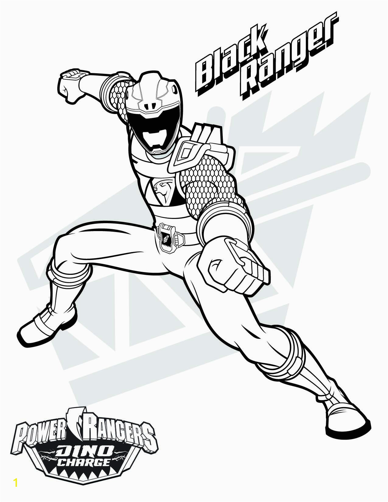 Power Rangers Dino Charge Coloring Pages Black Ranger Download them All Errangers