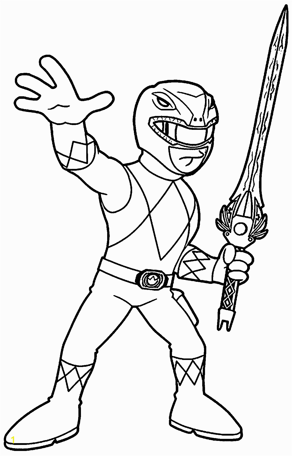 mmpr coloring pages