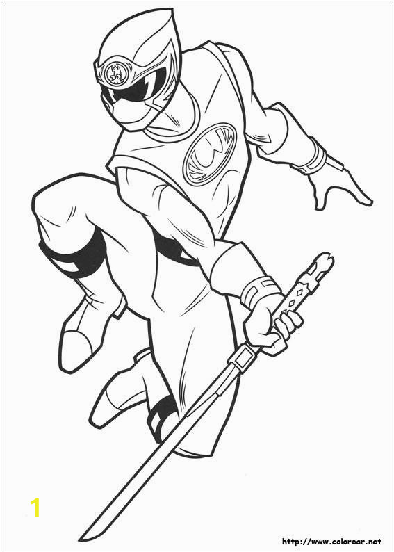 power rangers ninja steel to cut coloring page