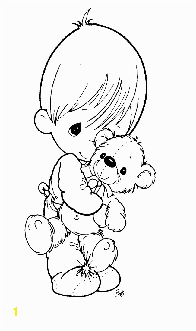 precious moments baby boy coloring pages