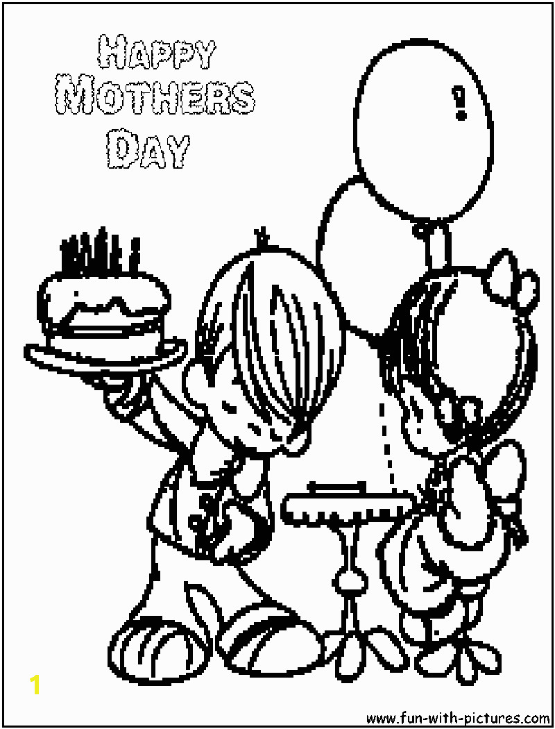 preciousmoments happymothersday coloring page