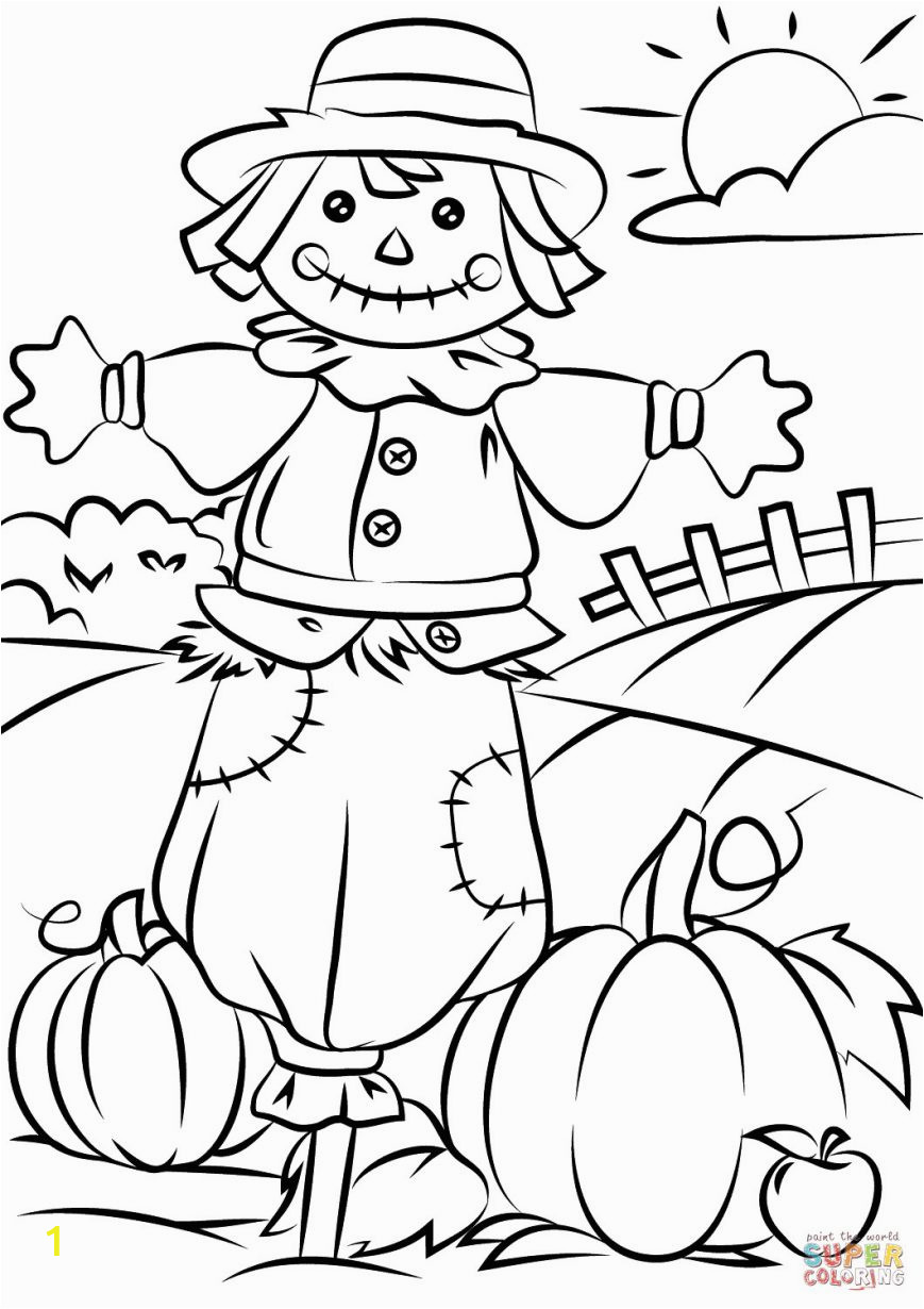 fall coloring pages for preschoolers free