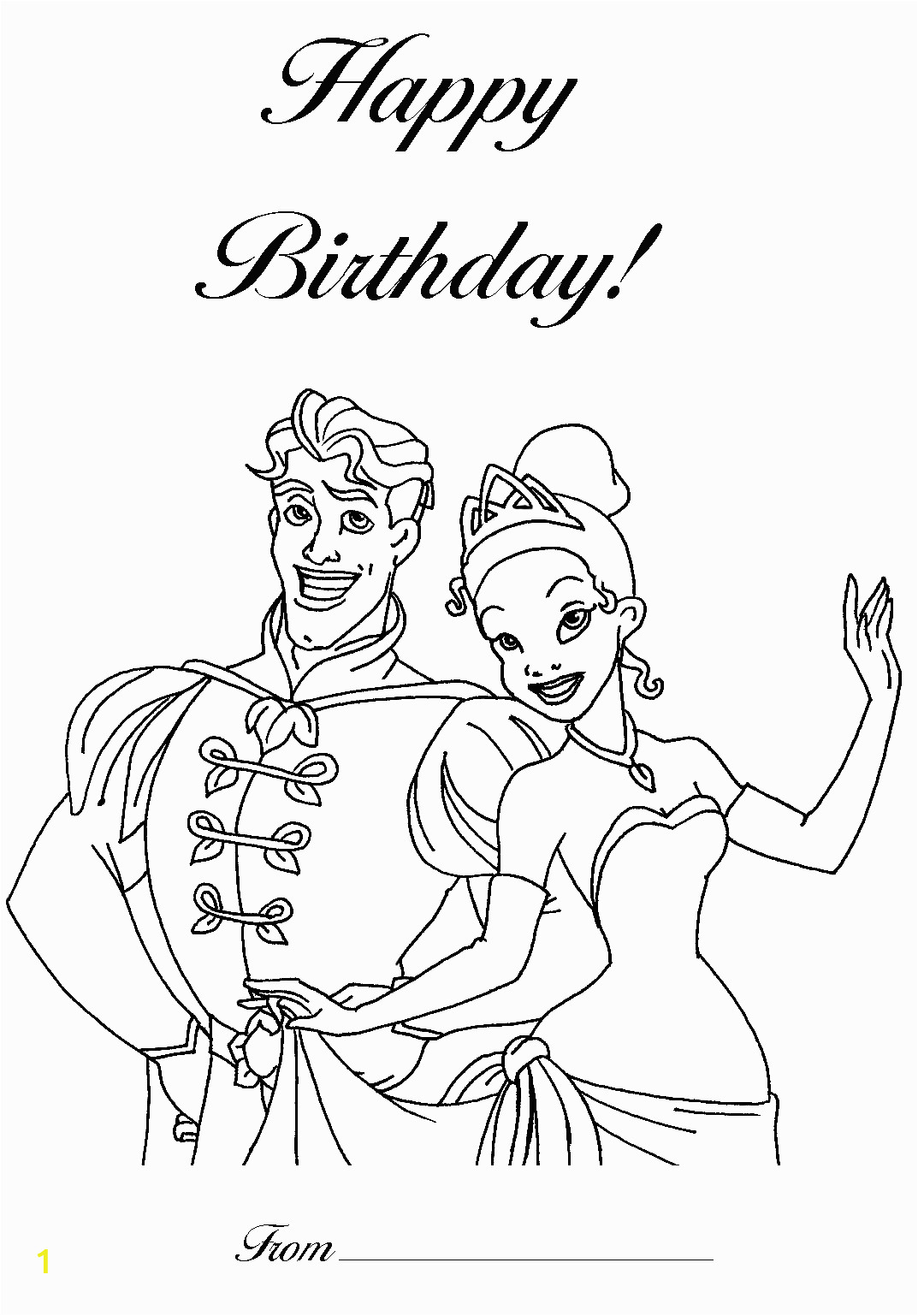 printable disney princess and frog