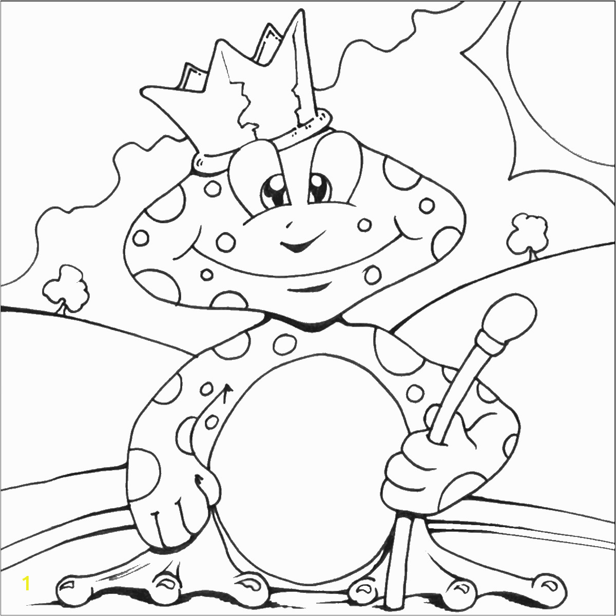 the princess and the frog coloring pages