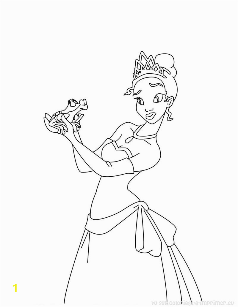 image=the princess and the frog Coloring for kids the princess and the frog 1
