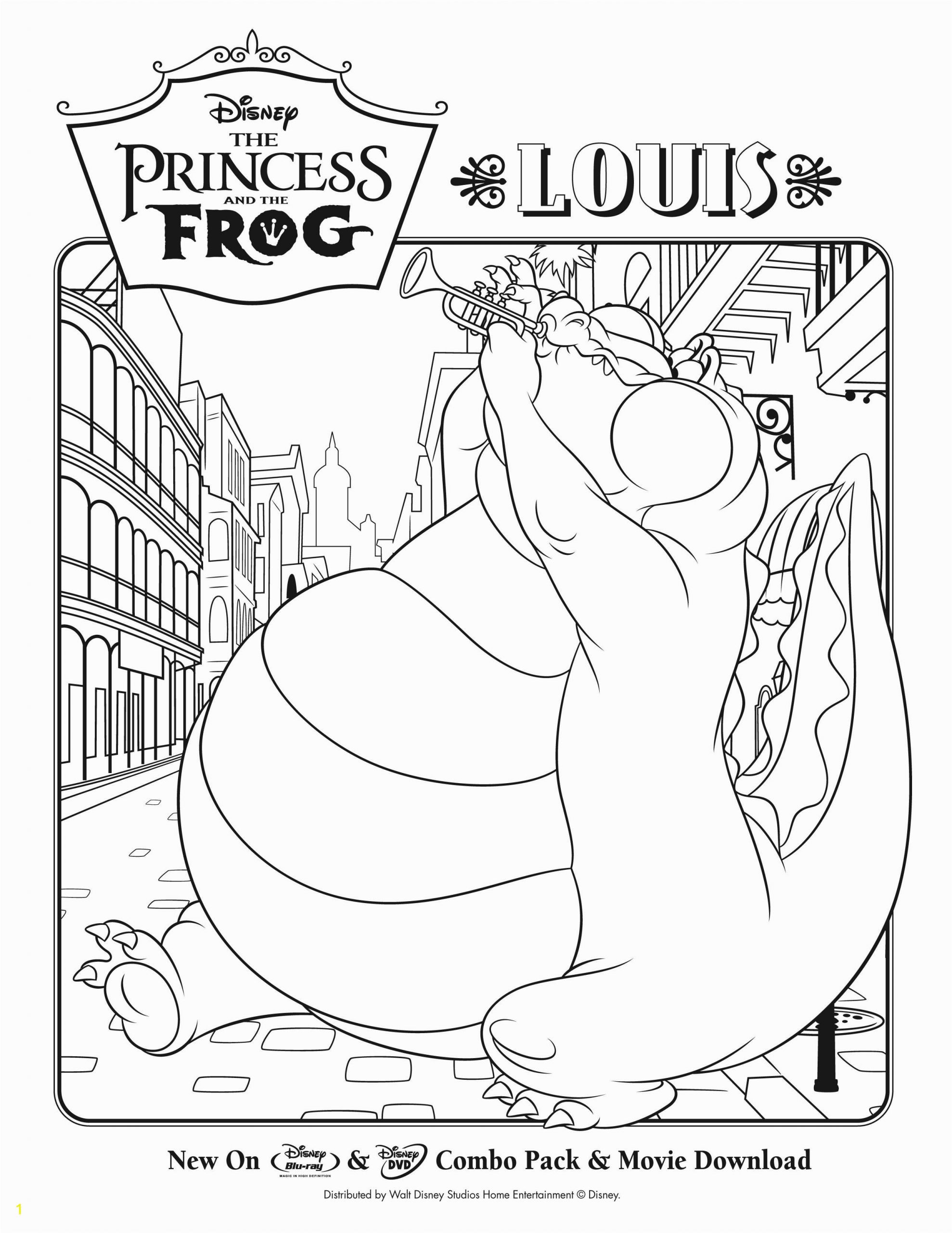 image=the princess and the frog Coloring for kids the princess and the frog 1