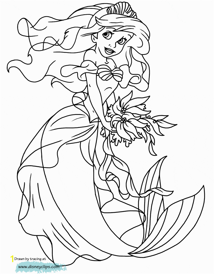 ariel printable coloring pages that are decisive