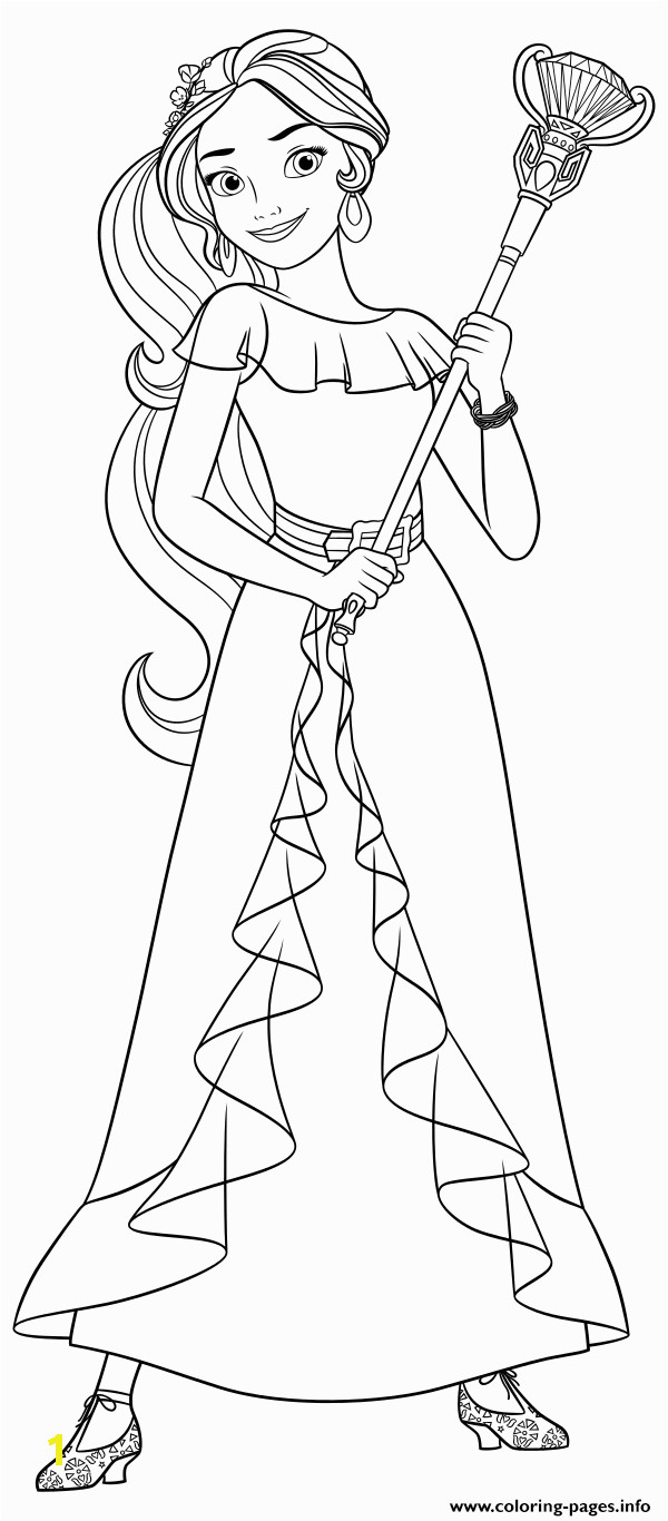 princess elena castillo flores disney princess printable coloring pages book