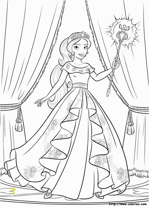 Princess Elena Of Avalor Coloring Pages Princess Elena Of Avalor Colouring Page