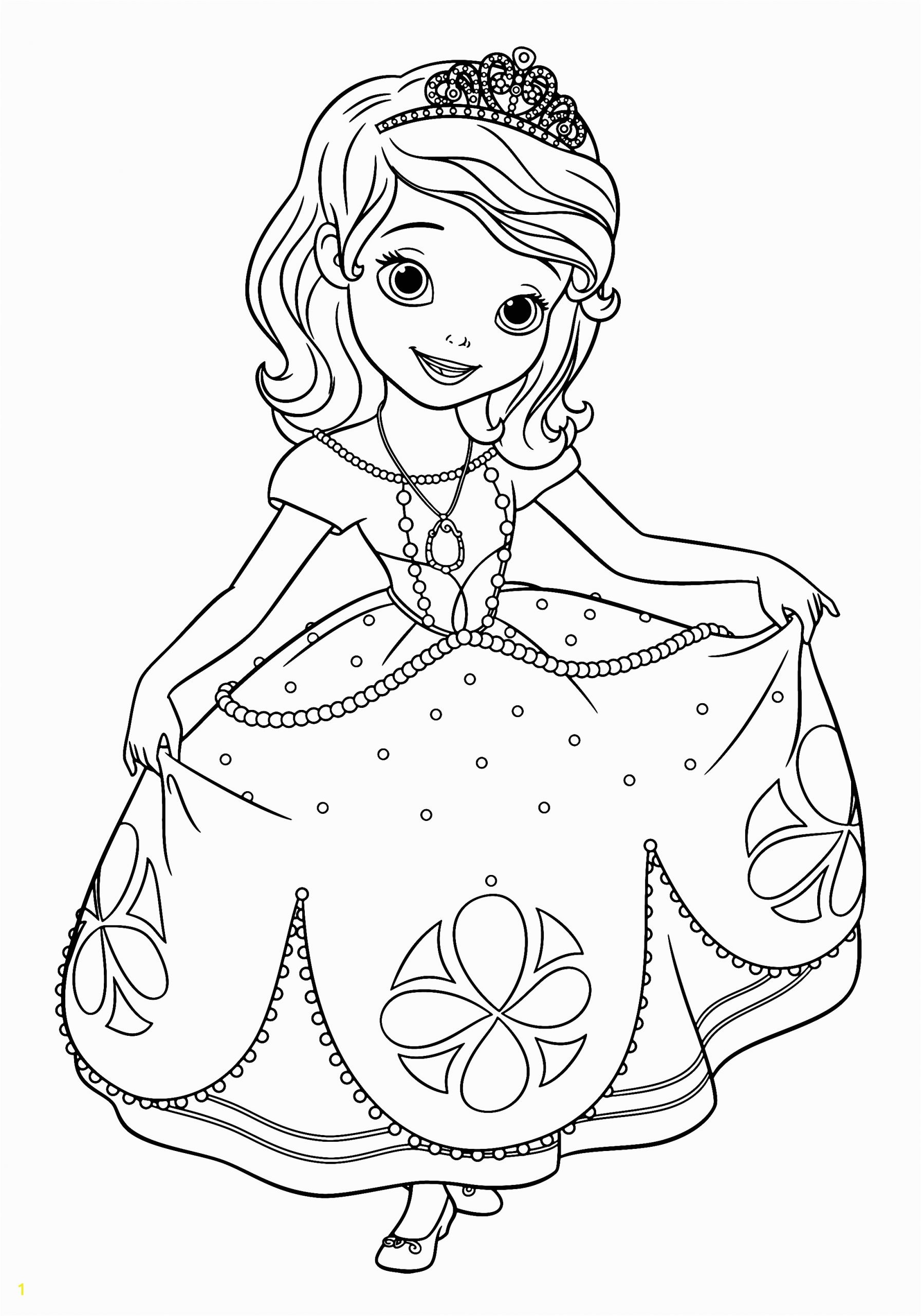 sofia the first coloring pages