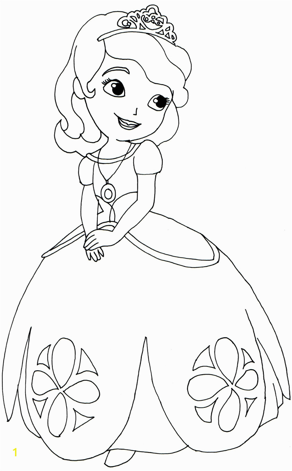 sofia first coloring pages to print