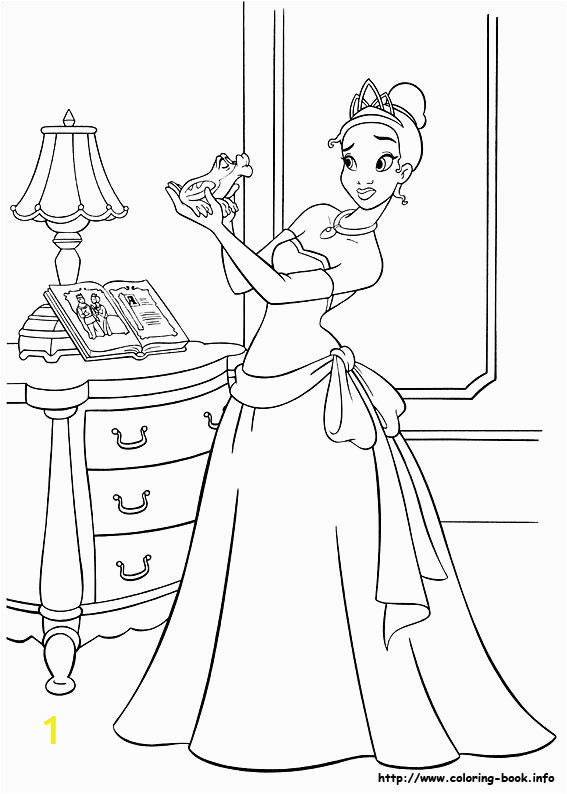 walt disney coloring pages prince naveen princess tiana photo