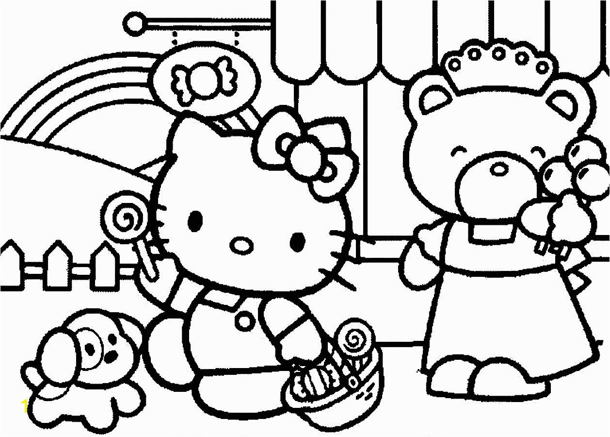 hello kitty and friends coloring pages