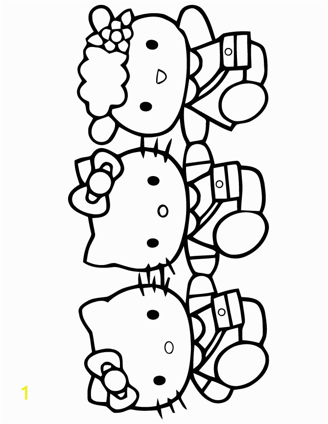 Printable Coloring Pages Of Hello Kitty and Friends Hello Kitty and Friends Coloring Pages Slim Image