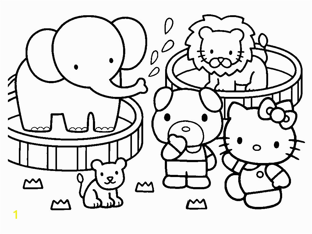 hello kitty coloring pages