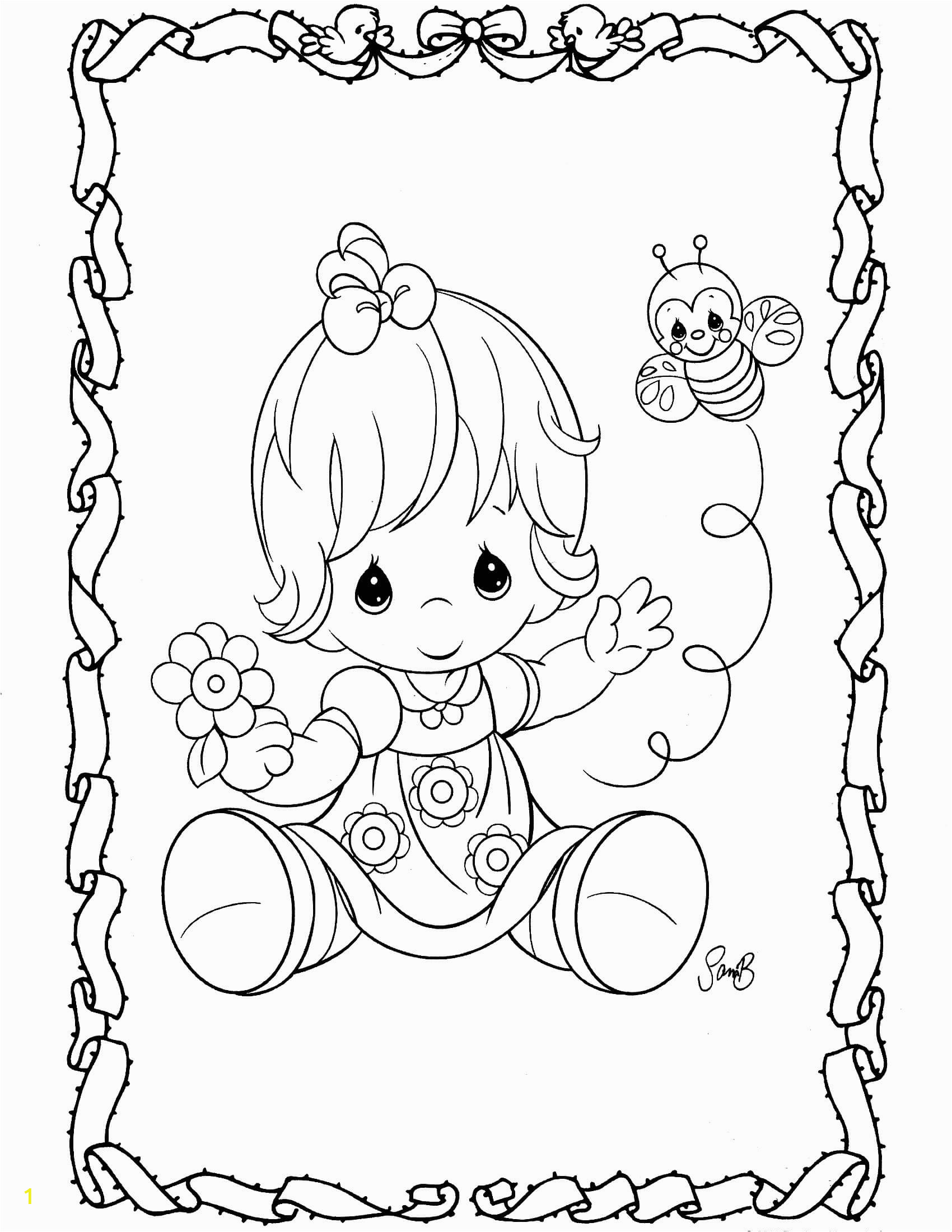 precious moments coloring page 3