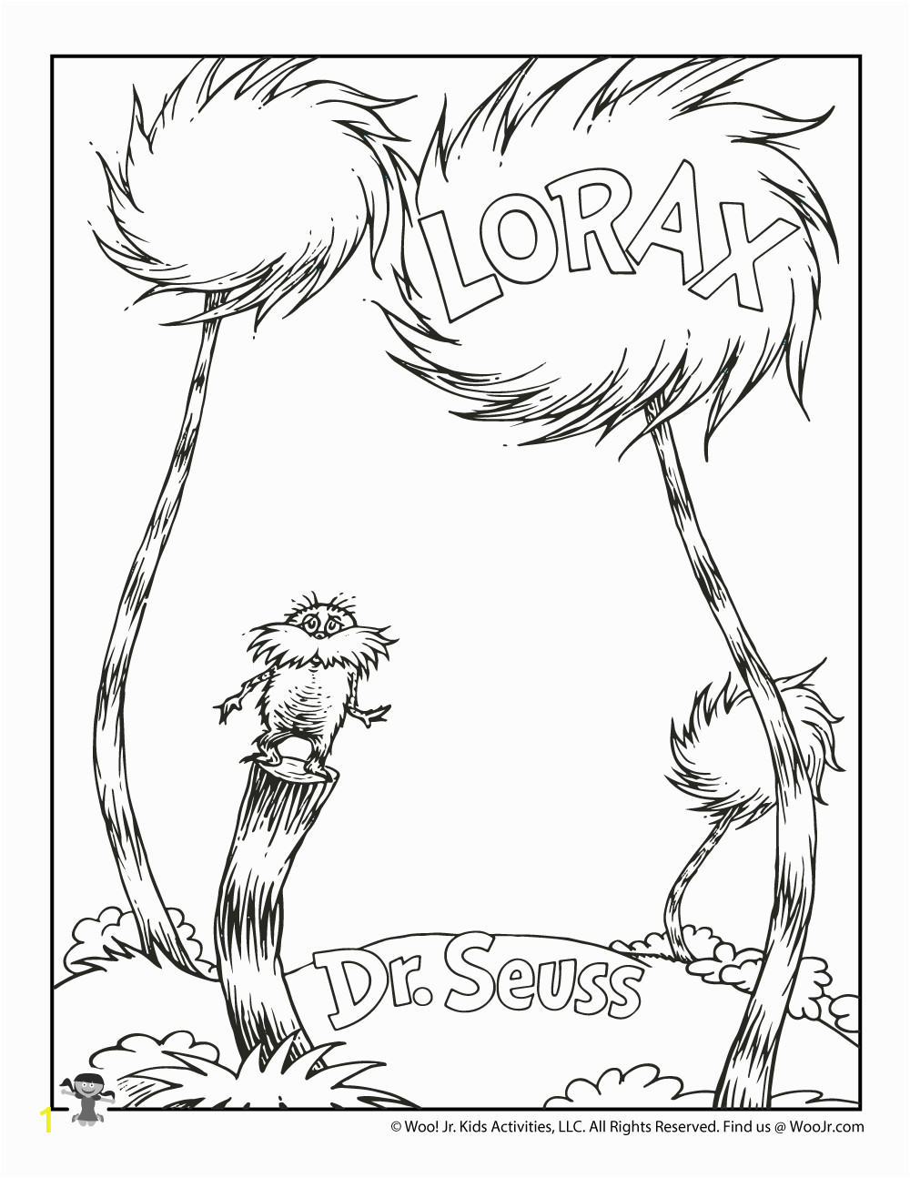 lorax coloring 2