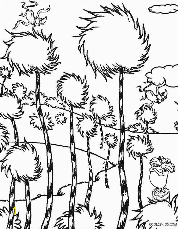 Printable Coloring Pages Of the Lorax Printable Lorax Coloring Pages for Kids