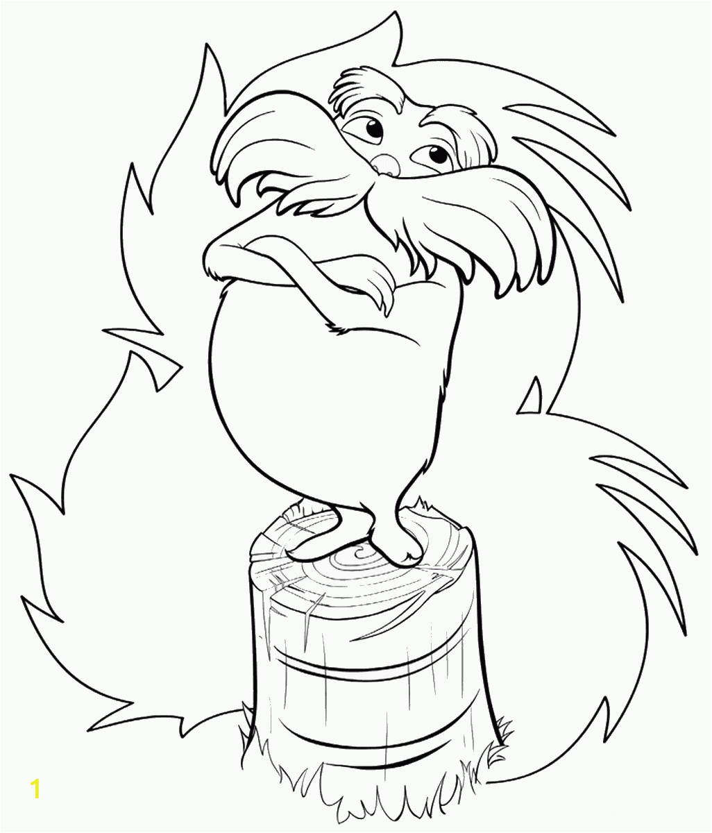 the lorax coloring pages