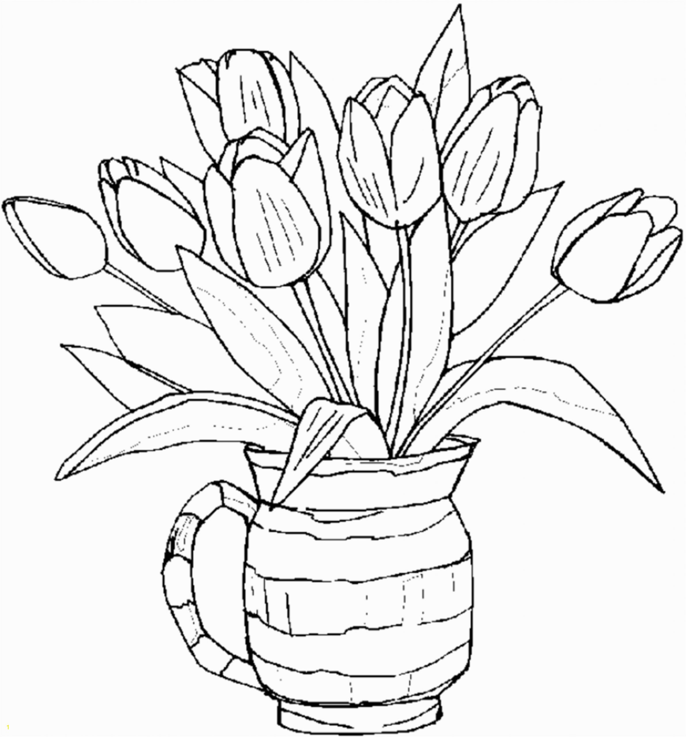 free printable flower coloring pages kids