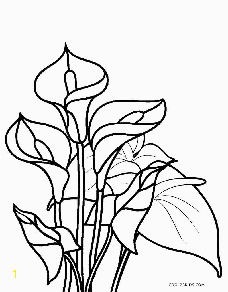 flower coloring pages