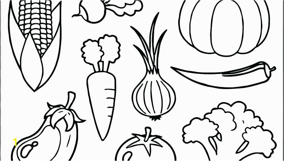 printable fruits and ve ables coloring pages