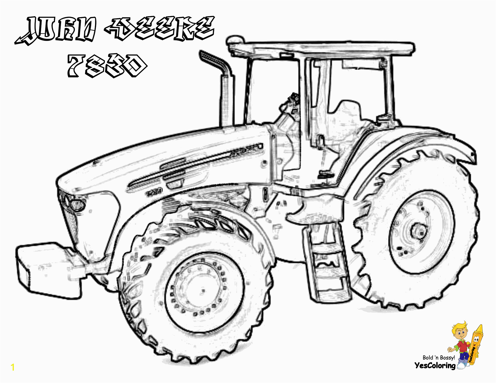 john deere coloring