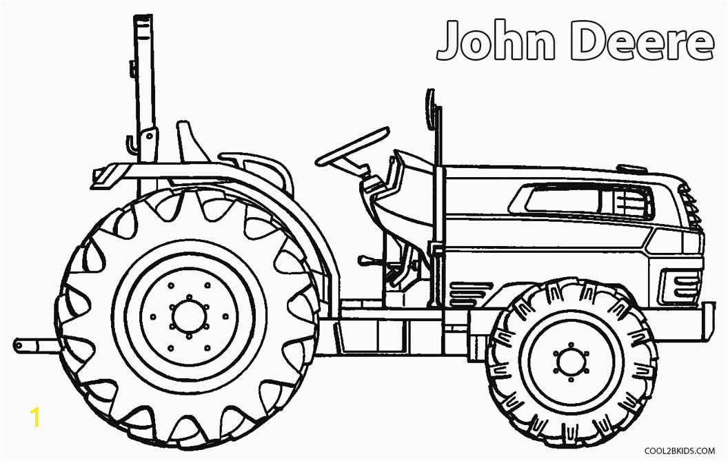 Printable John Deere Tractor Coloring Pages Printable John Deere Coloring Pages for Kids