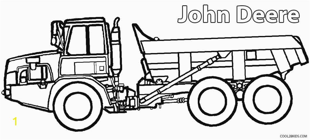 Printable John Deere Tractor Coloring Pages Printable John Deere Coloring Pages for Kids